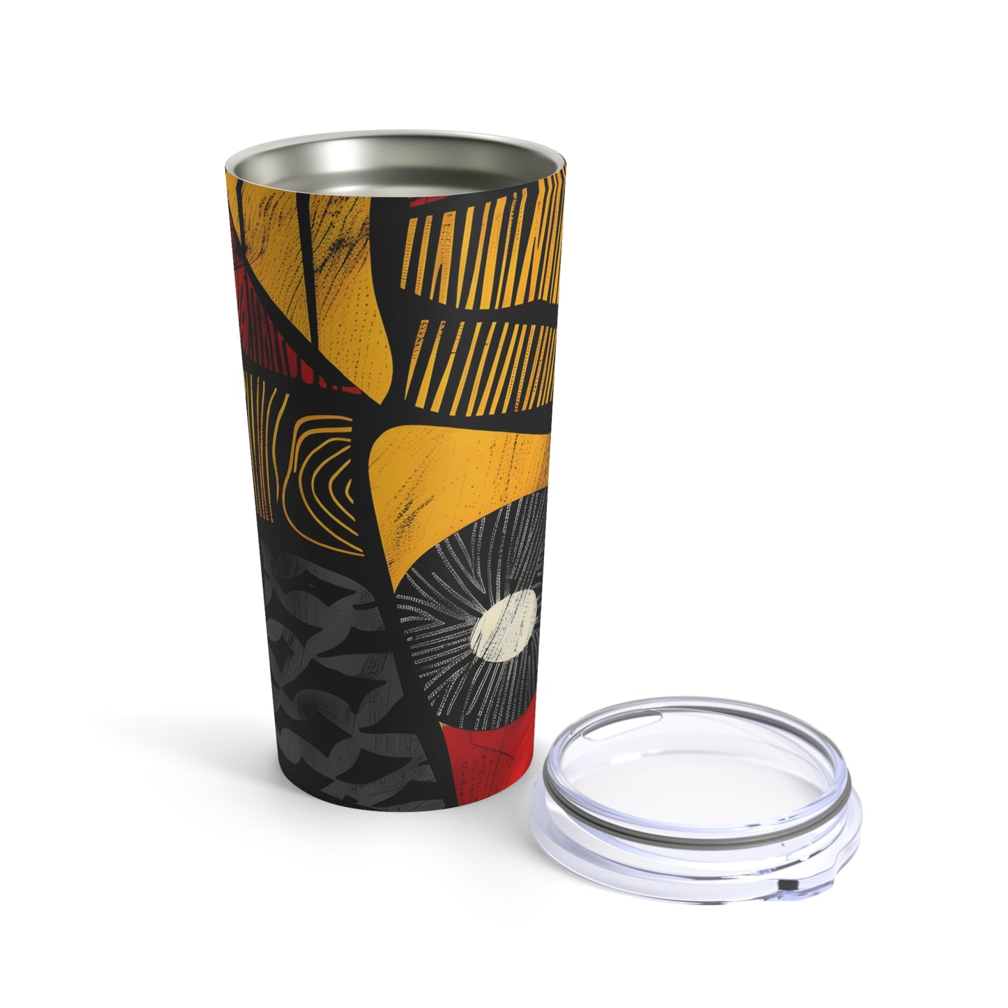 Tribal Vibes 20 oz Travel Tumbler – Bold, Stylish, and Functional